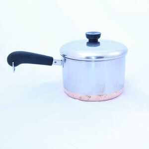 Revere Ware 1801 Copper Bottom 3 Quart - 84 Saucepan With Lid - Clinton, ILL